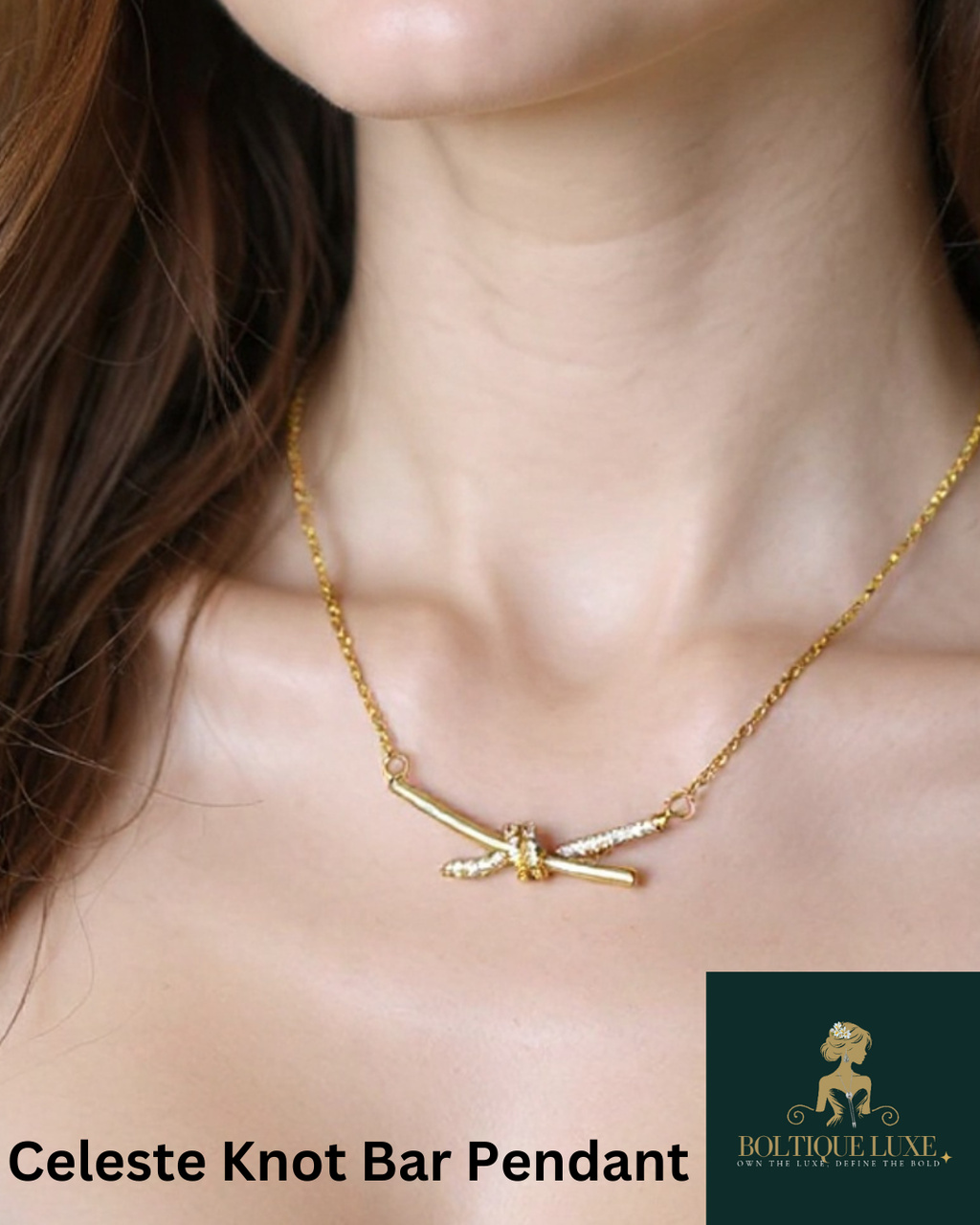 CELESTE KNOT BAR PENDANT (MRP Rs.799/- OFFER PRICE Rs.599/-)