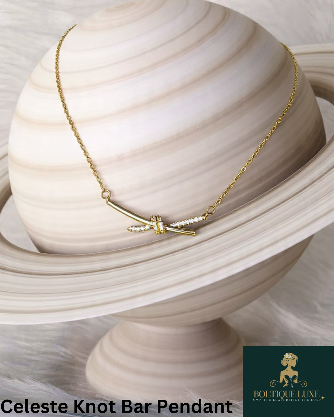 CELESTE KNOT BAR PENDANT (MRP Rs.799/- OFFER PRICE Rs.599/-)