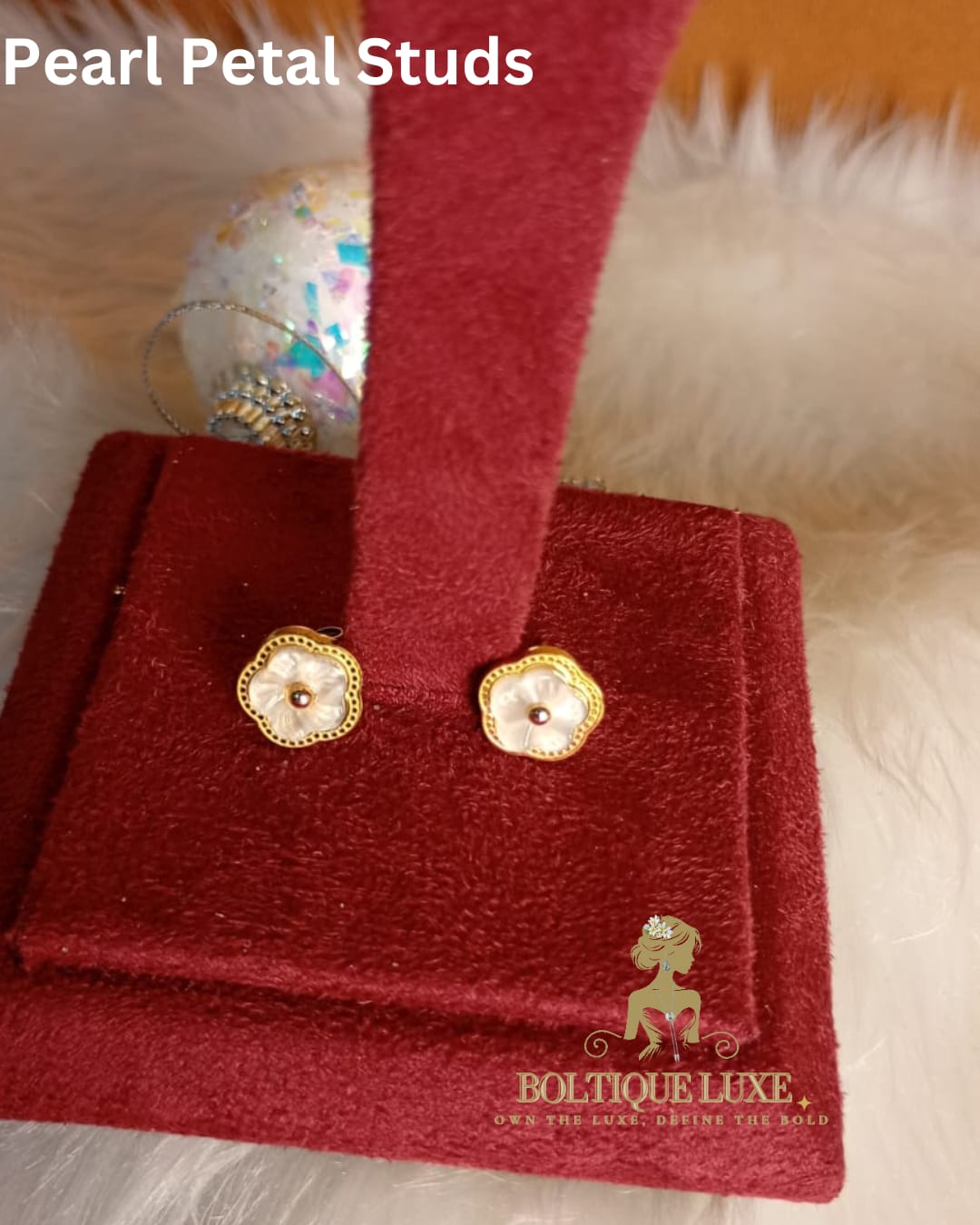 PEARL PETAL STUDS (MRP Rs.399/- Offer Price Rs.199/-)