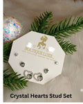 CRYSTAL HEARTS STUD SET ( MRP Rs. 999/- OFFER PRICE Rs.499/-)