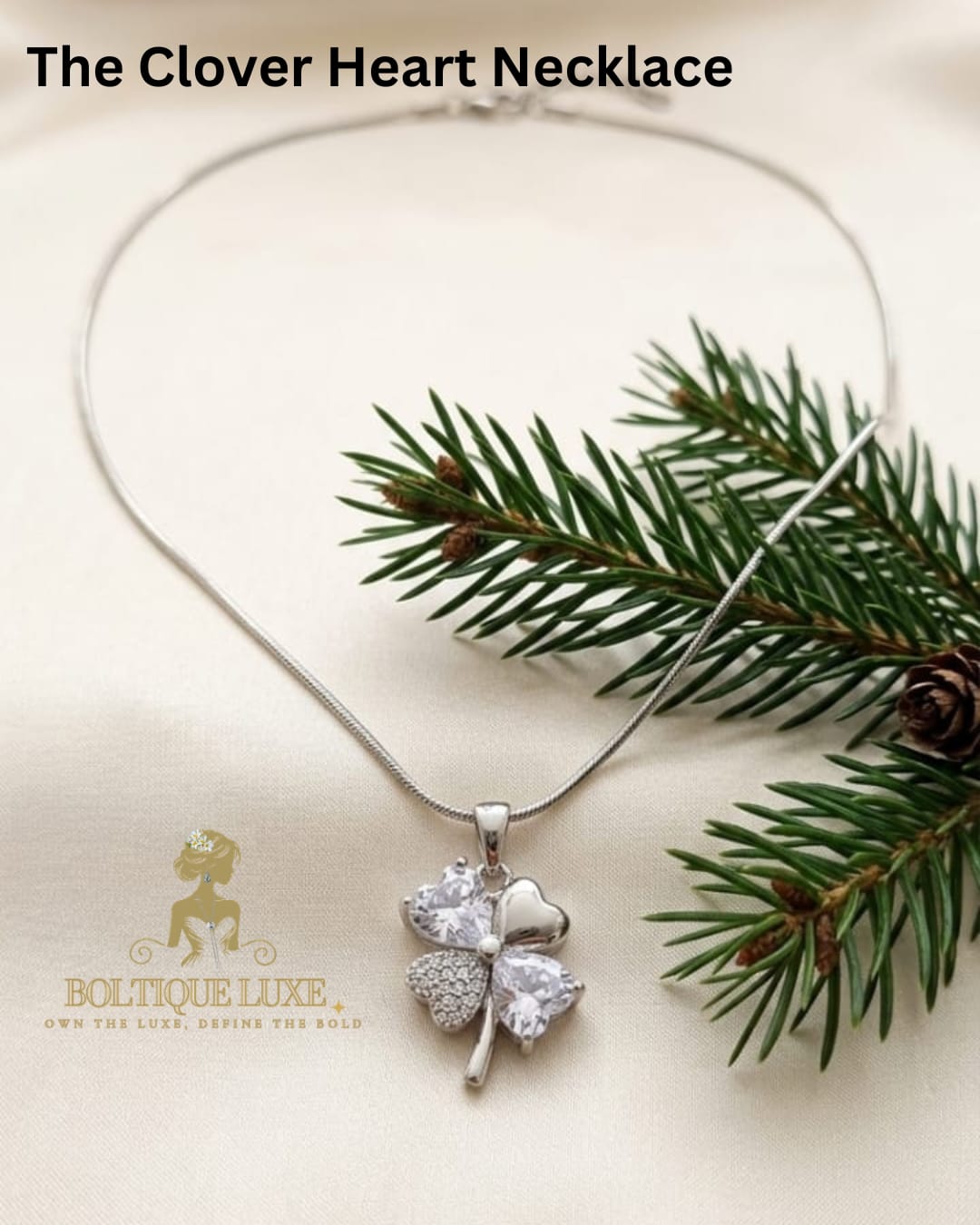 The Clover Heart Necklace