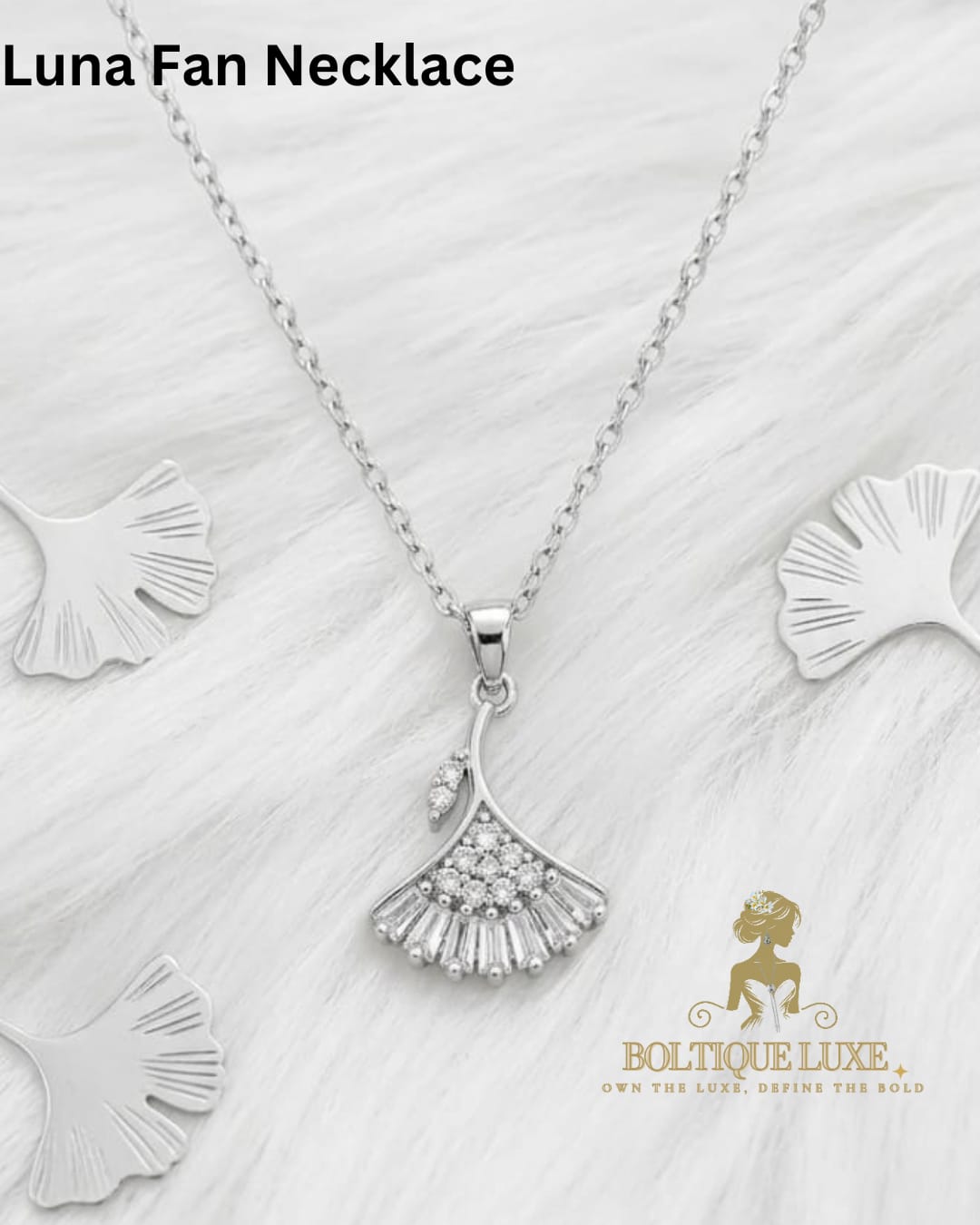 Luna Fan Necklace