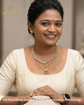 The Flora Bloom Diamond & Gold Set of Necklace and Earrings