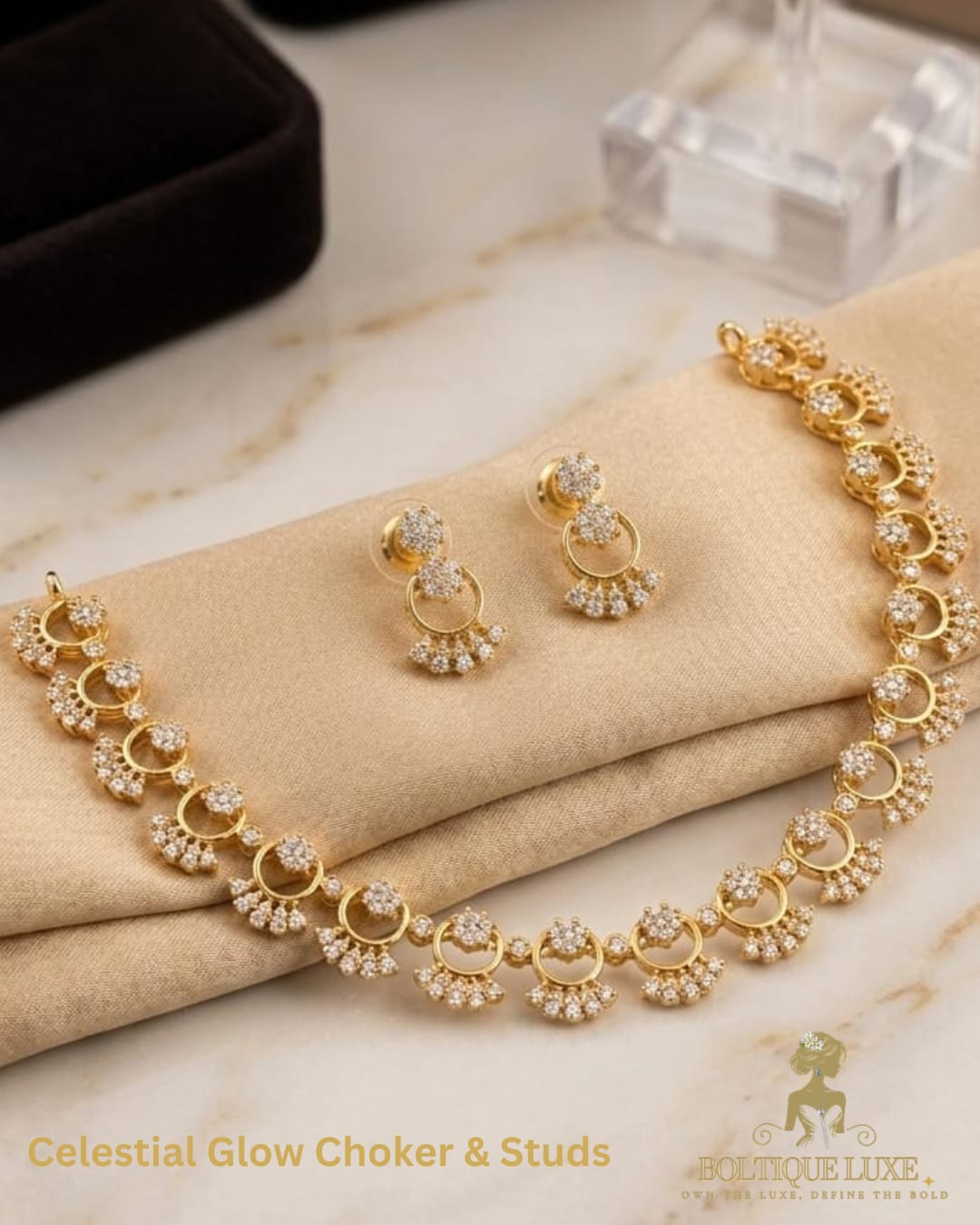 Celestial Glow Choker & Studs