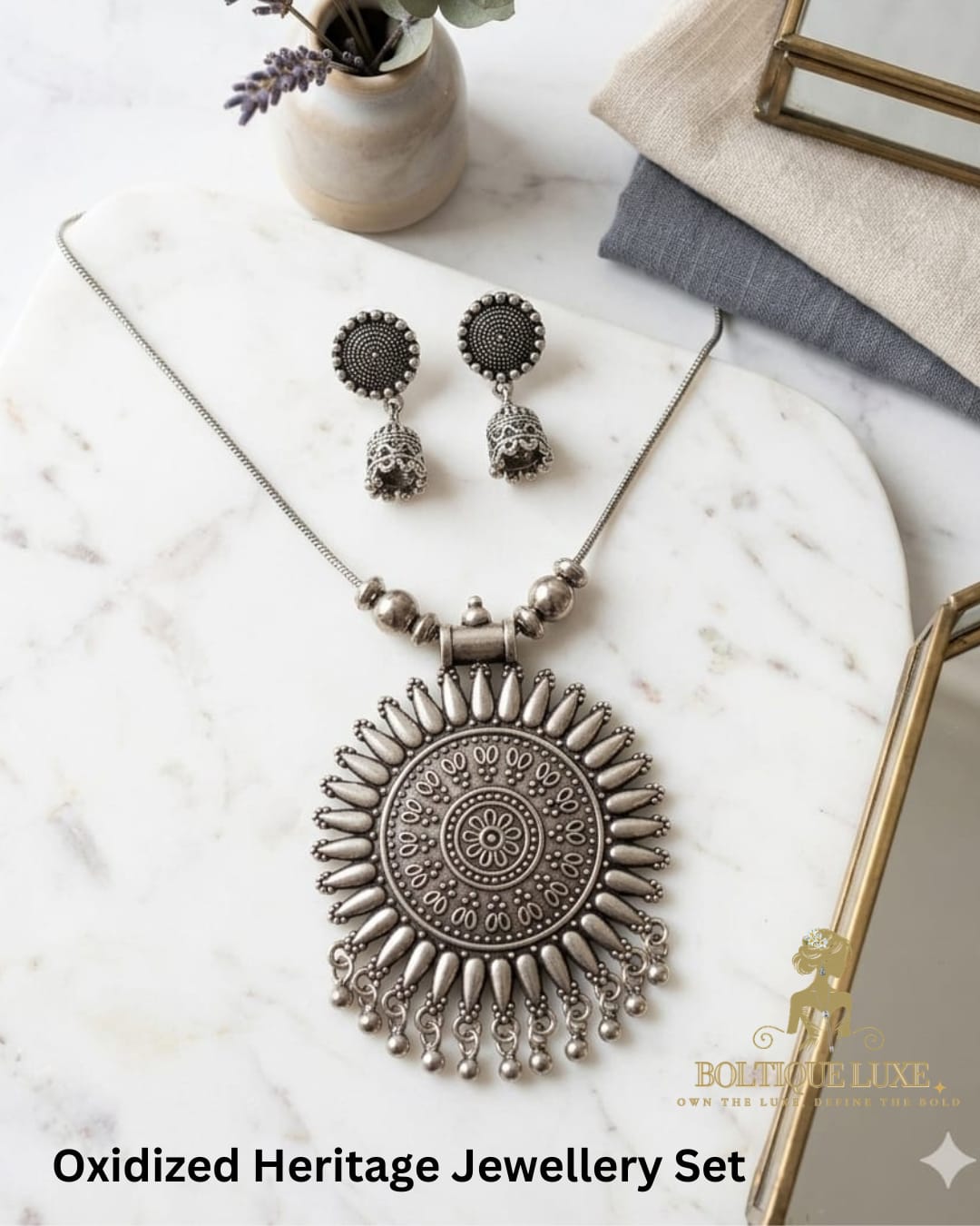 Oxidized Heritage Sunburst Set