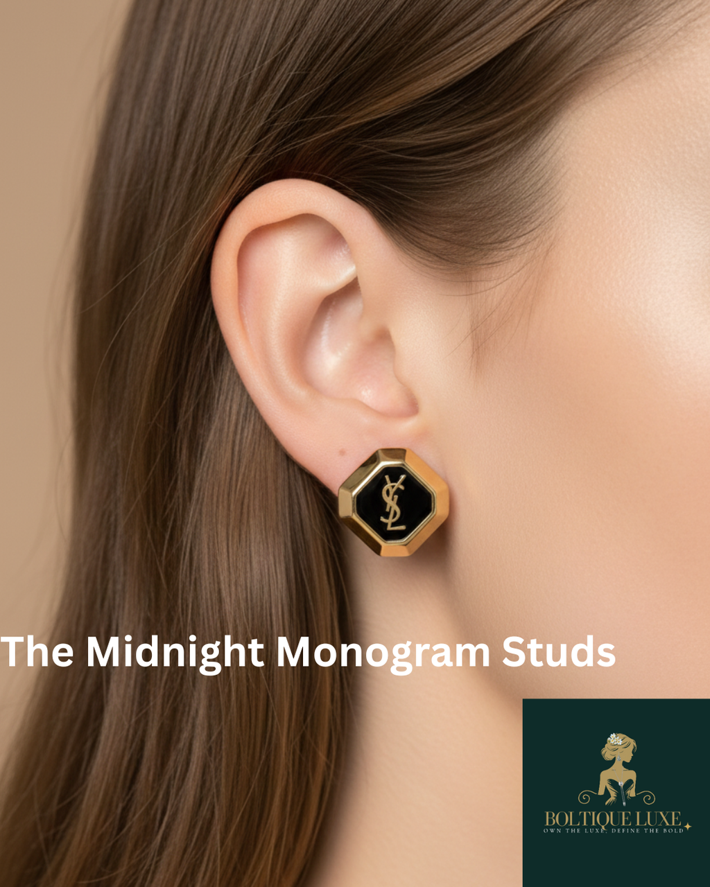 THE MIDNIGHT MONOGRAM STUDS (MRP RS.399/- OFFER PRICE Rs.299/-)