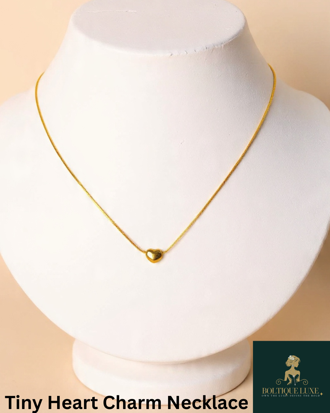 TINY HEART CHARM NECKLACE (MRP Rs.599/- OFFER PRICE Rs.399/-)