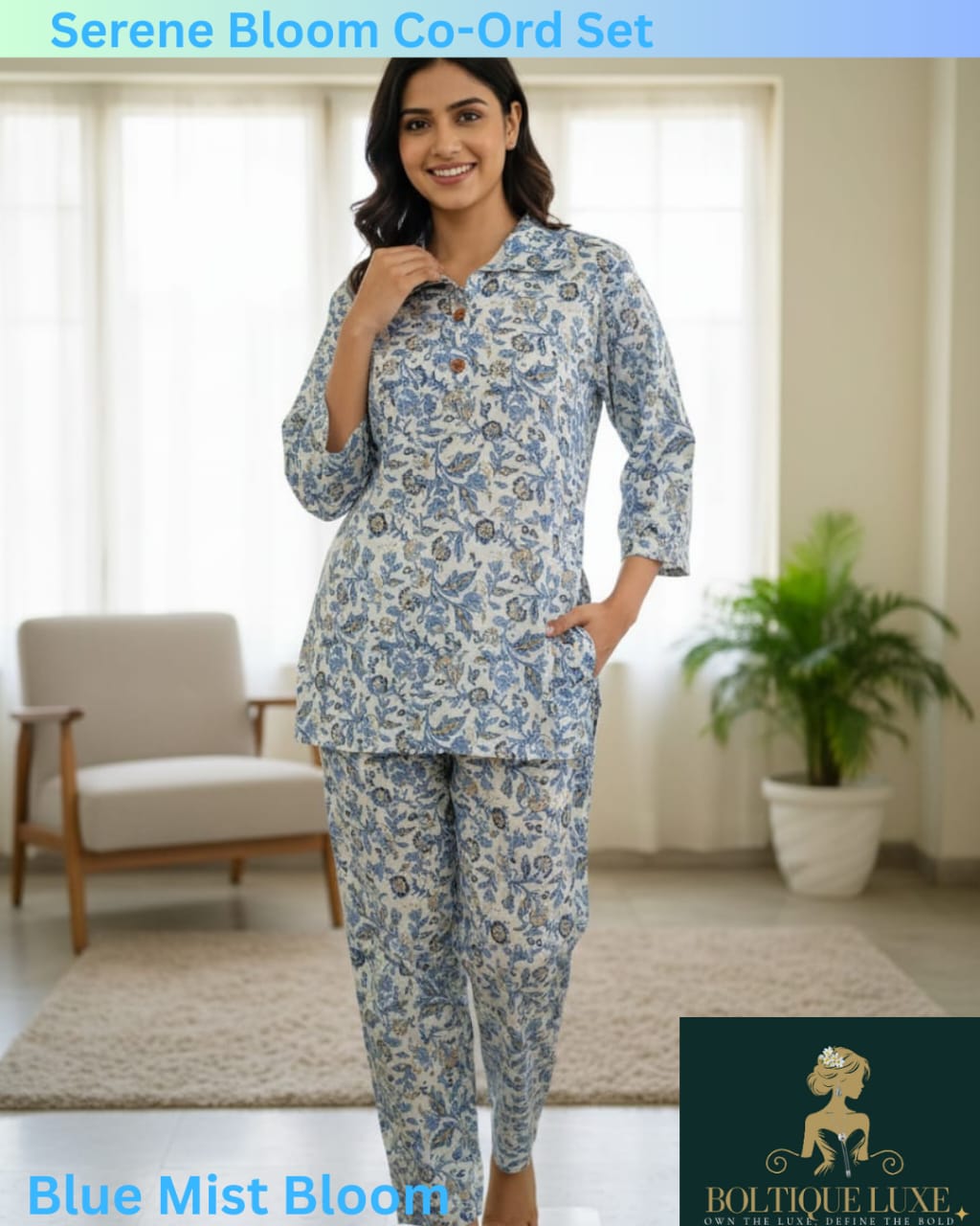 Serene Bloom Co-Ord Set