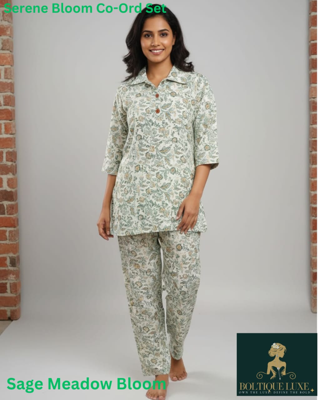 Serene Bloom Co-Ord Set