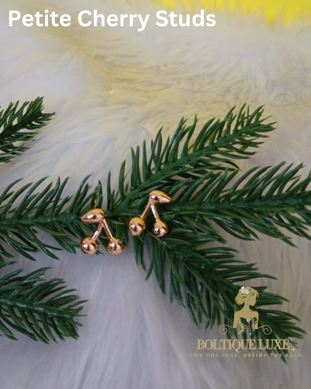 Petite Cherry Studs (MRP Rs. 499/- Offer Price Rs. 199/-)