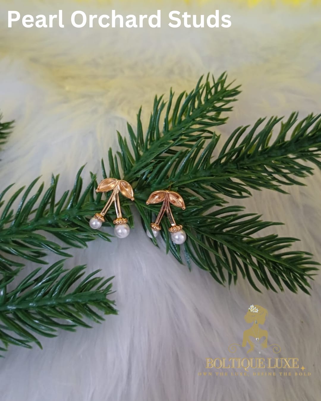 Pearl Orchard Studs ( MRP Rs.499/- Offer Price Rs.199/-)