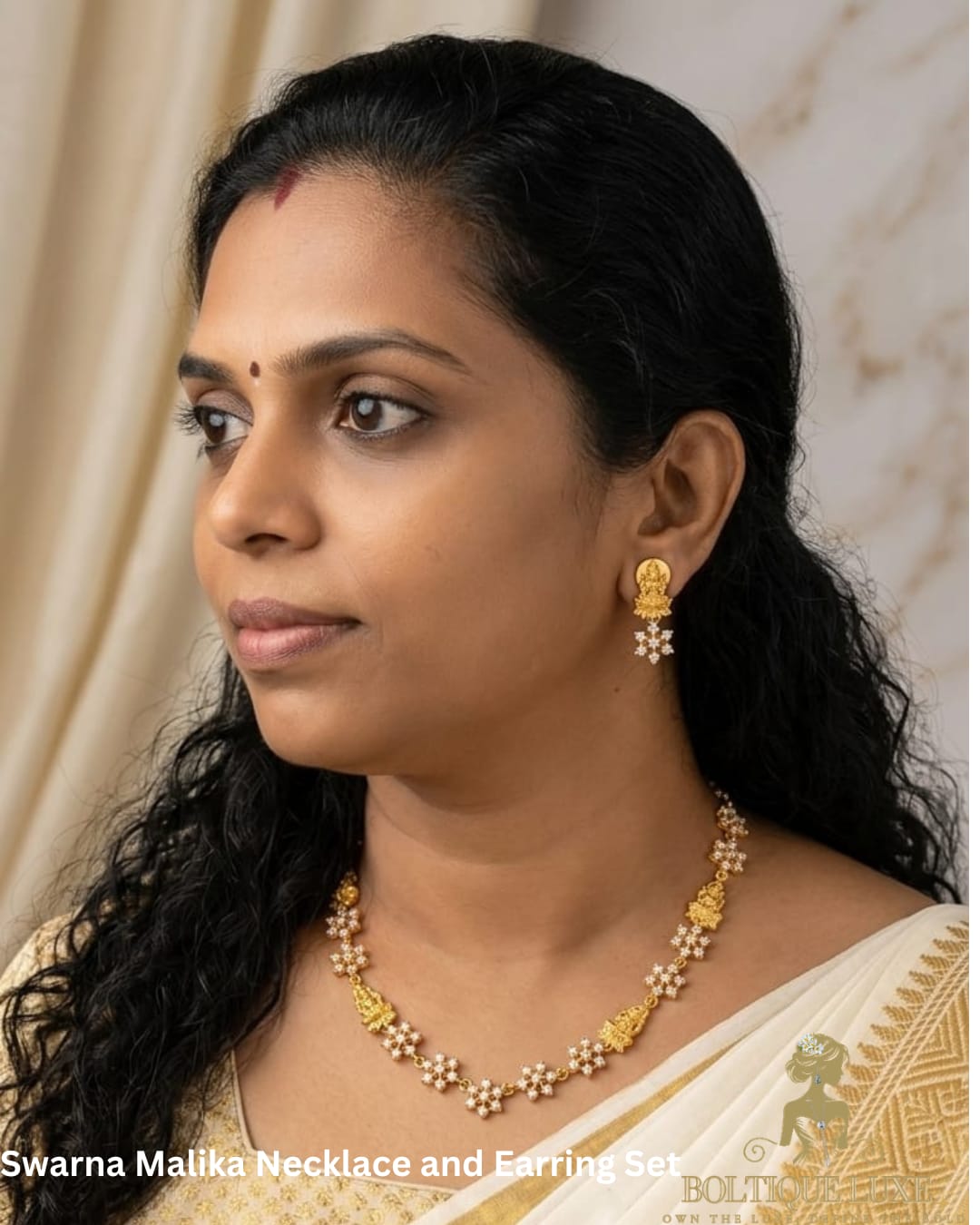 Swarna Malika Necklace and Earring Set