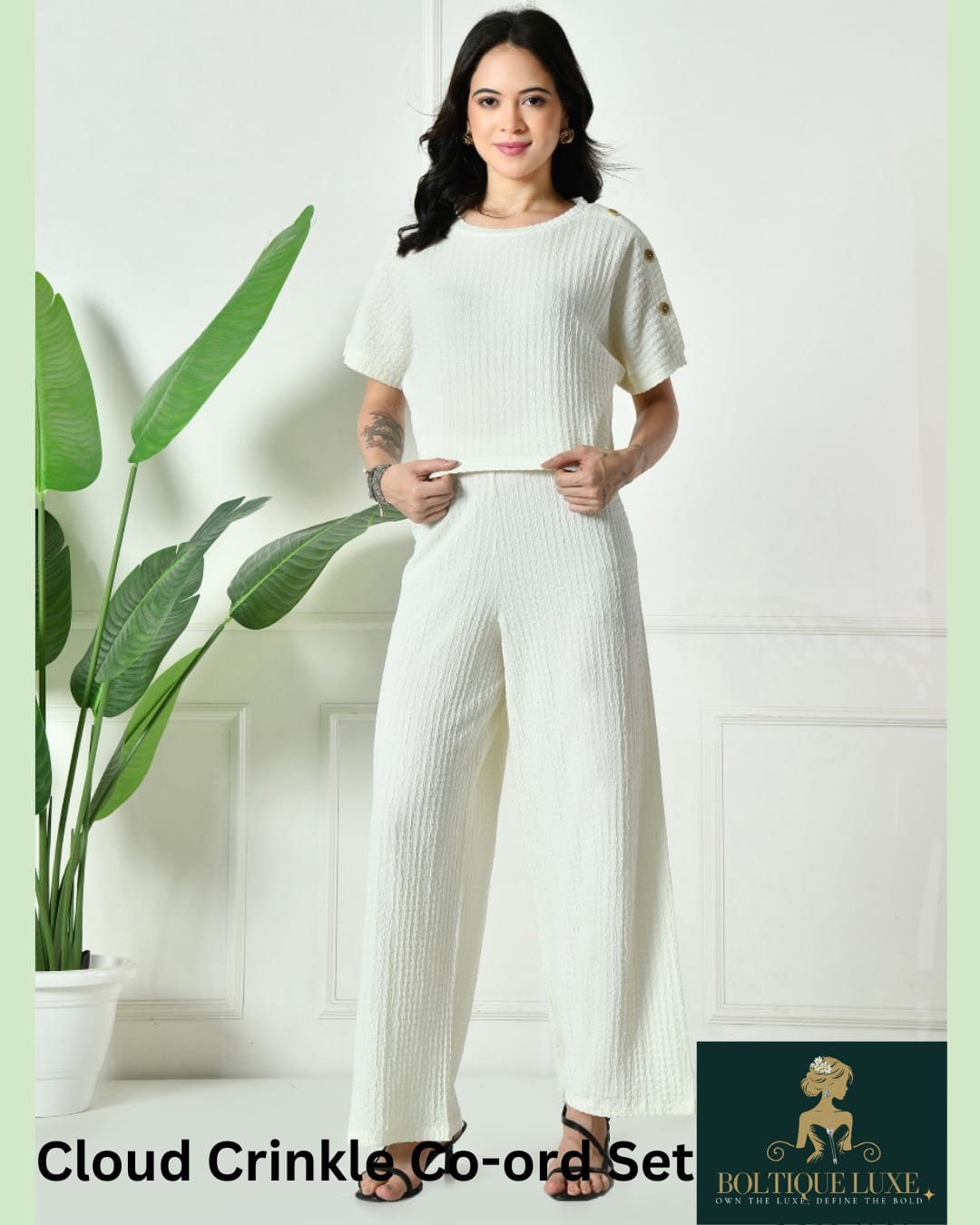 THE CLOUD CRINKLE COORD SET