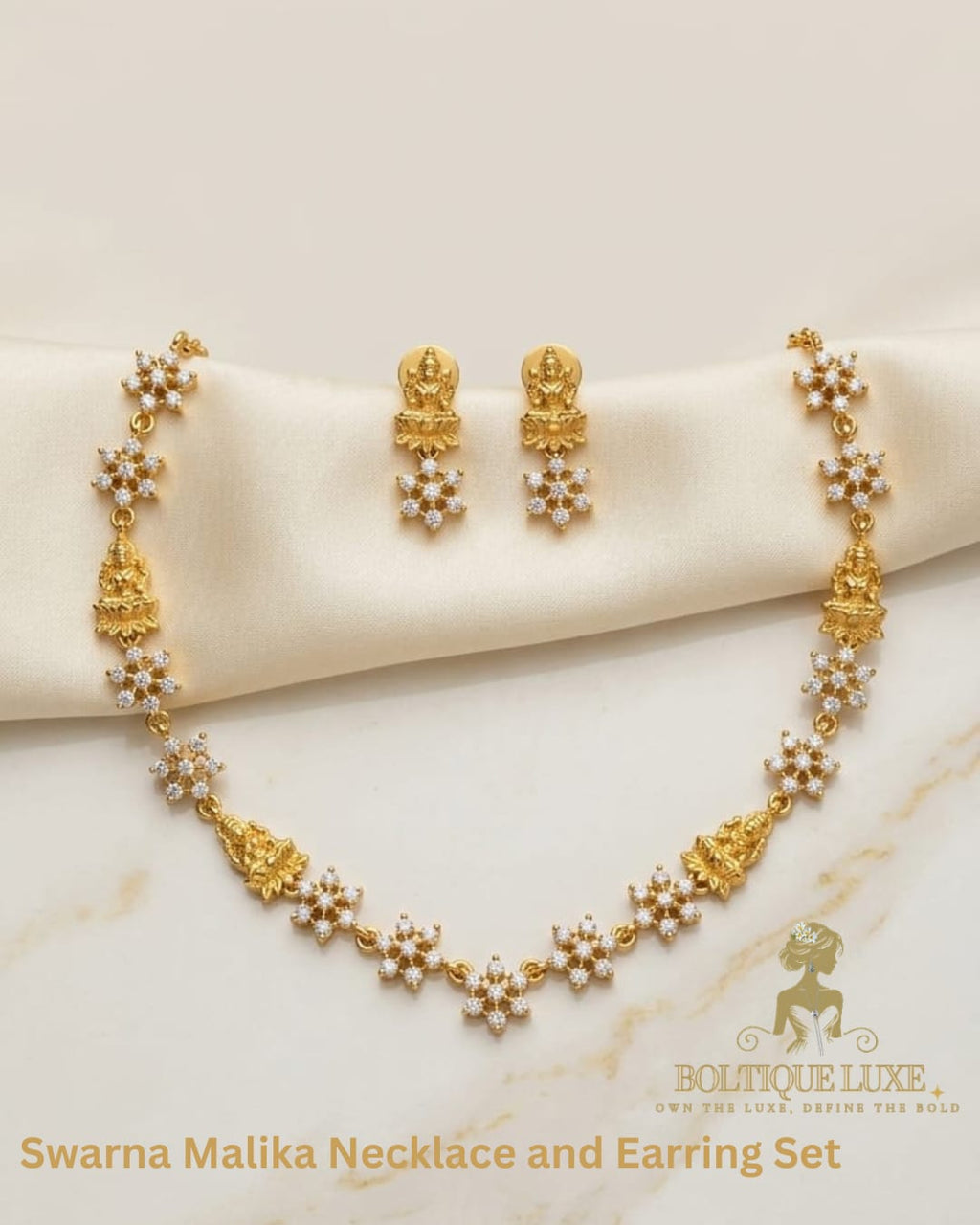 Swarna Malika Necklace and Earring Set