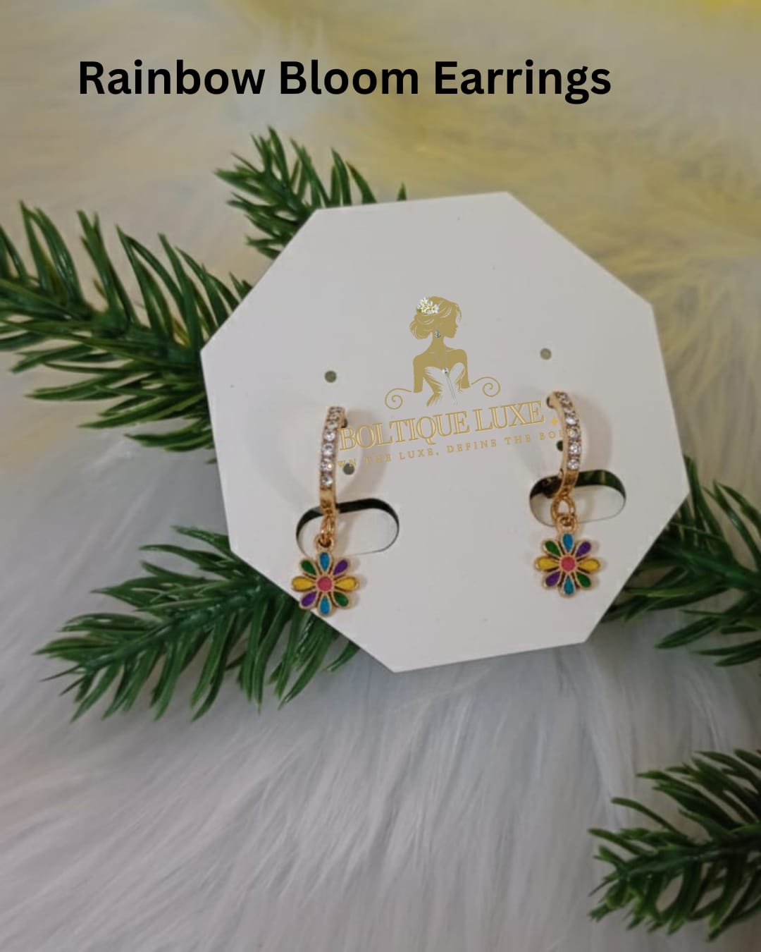 Rainbow Bloom Earrings ( MRP Rs.699/- OFFER PRICE Rs. 299/- )